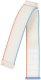 GlacierX pasek do smartwatcha Grip Strap Nylon Tropical Cream Kremowy + niebieski i pomarańczowy 22mm 3