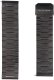 GlacierX Bransoleta do smartwatcha Classic Black Steel Czarna 22mm 3