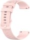 GlacierX pasek do smartwatcha Silicone Classic Monochromatic Rose Pudrowy róż 20mm 2