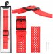 GlacierX pasek do smartwatcha Silicone Air Dot Ice Red Czerwony 22mm 1