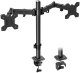 Neomounts Uchwyt Biurkowy na 2 monitory 17" - 32" Triadyn DuoClamp TRD-BLK-2ST-17"-32" Nowy 1