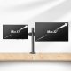 Neomounts Uchwyt Biurkowy na 2 monitory 17" - 32" Triadyn DuoClamp TRD-BLK-2ST-17"-32" Nowy 2