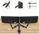 Neomounts Uchwyt Biurkowy na 2 monitory 17" - 32" Triadyn DuoClamp TRD-BLK-2ST-17"-32" Nowy 4