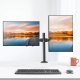 Neomounts Uchwyt Biurkowy na 2 monitory 17" - 32" Triadyn DuoClamp TRD-BLK-2ST-17"-32" Nowy 6