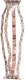 GlacierX bransoleta do smartwatcha Multi Strand Beaded Bracelet Rose Gold do Apple Watch 38/40/41mm Srebrna Rose Gold 1