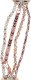 GlacierX bransoleta do smartwatcha Multi Strand Beaded Bracelet Rose Gold do Apple Watch 38/40/41mm Srebrna Rose Gold 2