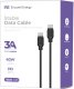 Kabel USB ForCell kabel Encore Energy USB-C 3A przewód QC PD 60W do ładowania i transferu danych 100 cm czarny EE40-CC 4