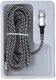 Kabel USB ForCell kabel Encore Energy USB-C x2 3A przewód QC PD 60W do ładowania i transferu danych 300 cm braided czarno-biały EE118-CC 3