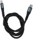 Kabel USB ForCell kabel Encore Energy USB-C x2 3A przewód QC PD 60W do ładowania i transferu danych 100 cm braided czarny EE103-CC 2