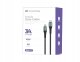 Kabel USB ForCell kabel Encore Energy USB-C x2 3A przewód QC PD 60W do ładowania i transferu danych 100 cm braided czarny EE103-CC 6
