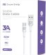 Kabel USB kabel Encore Energy USB-A USB-C przewód QC PD 3A 60W do ładowania i transferu danych 100 cm biały EE157-C 4