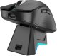 Mysz Triadyn Bezprzewodowa Mysz Gamingowa Play IO PixArt 3311 Stacja Dokująca 12800 DPI Dla Graczy Podświetlenie LED HUANO Czarna 3