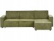 Narożnik rozkładany dla 3 osób ROMEDAL II Ciemnozielony Lewostronny 1
