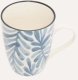 MUG 310ML FLORAL BLUE 2