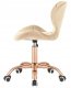 Krzesło obrotowe VASTO OFFICE VELVET BEIGE ROSE GOLD 5
