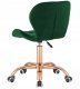 Krzesło obrotowe VASTO OFFICE VELVET FOREST GREEN ROSE GOLD 3