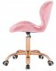 Krzesło obrotowe VASTO OFFICE VELVET PINK ROSE GOLD 5