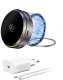 Ładowarka 4smarts Qi2 25W MagSafe zestaw ładowarki z chłodzeniem RGB -szary 1