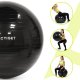 Piłka 85 cm do ćwiczeń pilates, rehabilitacyjnych, stretchingu z pompką, czarna UNIWERSALNY 4