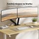 SENSE7 Uchwyt biurkowy na 2 monitory 17"-32" HANG DOUBLE Light 5