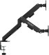 SENSE7 Uchwyt biurkowy na 2 monitory 17"-32" HANG DOUBLE Light 9