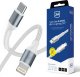 Kabel USB 3MK USB-C - USB-C 2 m Czarno-szary 1