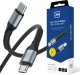 Kabel USB 3MK USB-C - microUSB 3 m Czarno-szary (3MK17710) 1