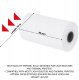 OfficeProducts Rolki termiczne OFFICE PRODUCTS, 80mm x 30m, gr. 48 +/- 6, 10 szt., białe 4