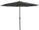 Parasol ogrodowy Black Forest, składany 3m duży grafitowy 1