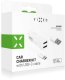 Ładowarka Fixed Zestaw ładowarki samochodowej FIXED z wyjściem 2xUSB i kablem USB/USB-C, 1 metr, 15W Smart Rapid Charge, biały 3