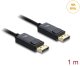 Kabel Delock DisplayPort - DisplayPort 1 m czarny (81671) 2