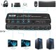 Przełącznik KVM switch 2xHDMI, 4xUSB 3.0 Audio 3