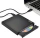 Zewnętrzny napęd CD DVD na USB do komputera, laptopa | CZARNY 1