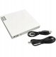 Zewnętrzny napęd CD DVD na USB do komputera, laptopa | BIAŁY 3