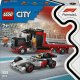 LEGO City Ciężarówka F1® z bolidem Audi F1® (60493) 1