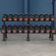 UnderFit Zestaw hantli UF12247 gumowanych 2 x 2-20 kg 2