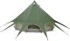 vidaXL Namiot Teepee dla 5 osób Zielony i szary 600 x 600 x 347 cm 8