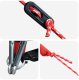 vidaXL Namiot tunelowy 3-osobowy z dachem Szary i pomarańczowy 9