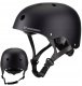 Kask rowerowy BMX/hulajnoga Wozinsky lekki 48-52 cm - czarny 1