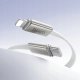Kabel USB Hoco Kabel USB C do Lightning Hoco PD 30W 1 m płaski X125 biały 8