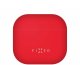 Fixed Ultracienkie silikonowe etui Silky do słuchawek Apple AirPods 4 czerwone 2