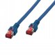 SecurityNET Kabel krosowy patchcord securityNET S/FTP kat.6 niebieski 3m LSZH PC-6SFTPLSZH-BU3 1