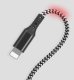 LTC KABEL USB 4w1 SUPERIOR USB-LIGHTING/USB-C/microUSB - USB/USB-C 1,2m 3A CZARNY LTC 5