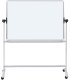 OfficeProducts Tablica mobilna suchoś. -magn. OFFICE PRODUCTS dwustronna rama aluminiowa regulacja kąta nachylenia 150x120cm 1