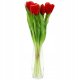 Saska Garden BUKIET 7 TULIPANÓW CZERWONYCH 31CM JAK ŻYWYCH DEKORACJA WIOSENNA 1