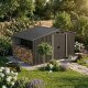 Saska Garden DOMEK OGRODOWY NARZĘDZIOWY METALOWY Z DREWUTNIĄ 308X245X202CM 6