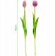 Saska Garden BUKIET 5 TULIPANÓW FIOLETOWYCH 39CM JAK ŻYWYCH DEKORACJA WIOSENNA 5