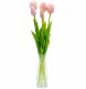 Saska Garden BUKIET 5 TULIPANÓW JASNO RÓŻOWYCH 39CM JAK ŻYWYCH DEKORACJA WIOSENNA 1