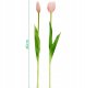Saska Garden BUKIET 5 TULIPANÓW JASNO RÓŻOWYCH 39CM JAK ŻYWYCH DEKORACJA WIOSENNA 5