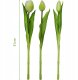 Saska Garden BUKIET 7 TULIPANÓW BIAŁYCH 31CM JAK ŻYWYCH DEKORACJA WIOSENNA 5